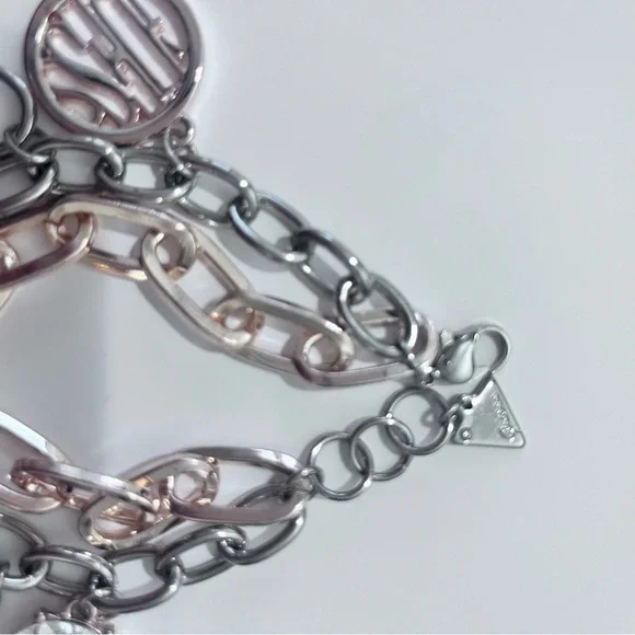 Guess Silver and Gold Charm Bracelet - Picture 4 of 4